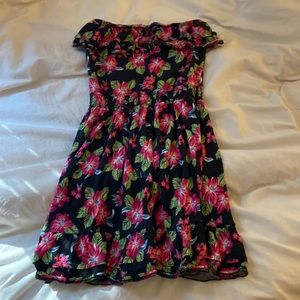 Strapless bathing suit cover up